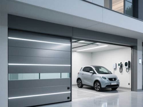 Villa garage door